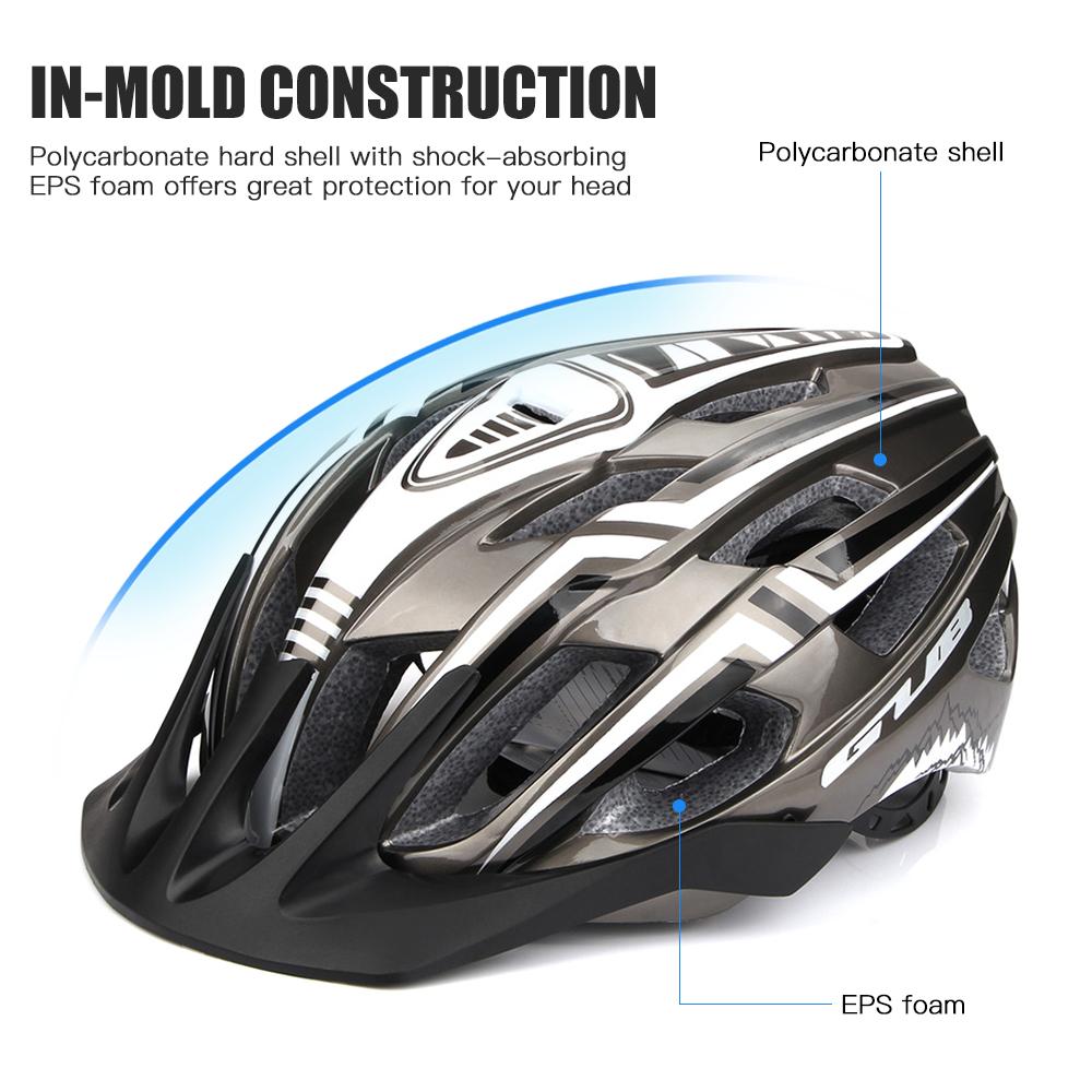 Mũ bảo hiểm đi xe đạp có đèn LED có thể sạc lại