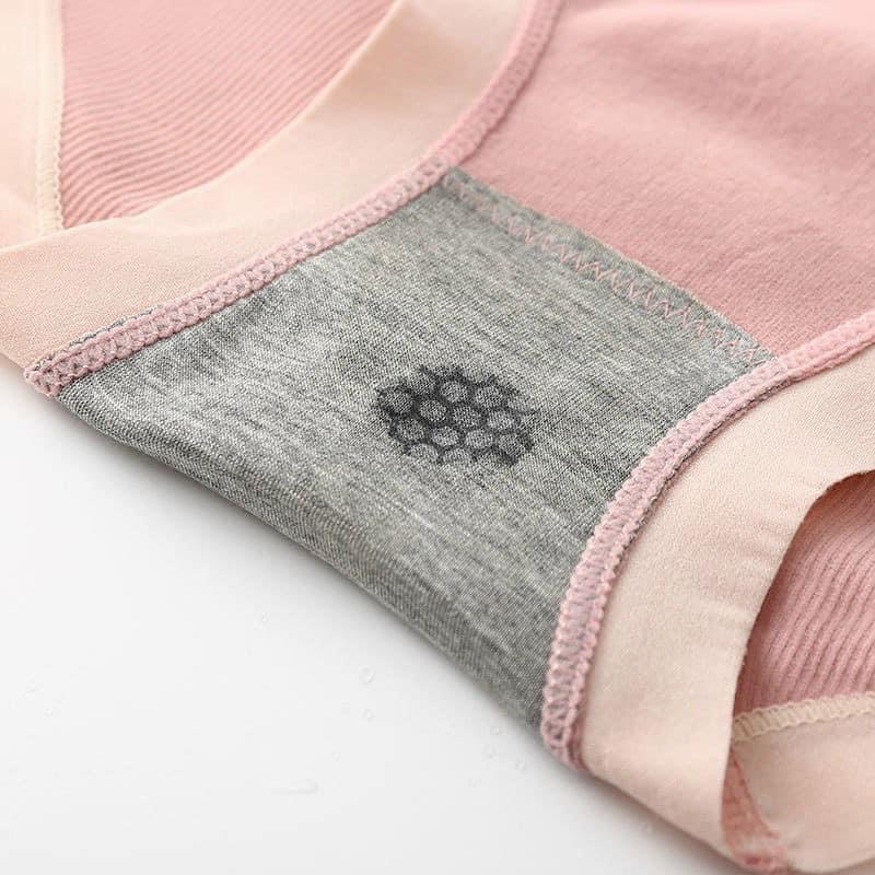 Quần lót cotton dệt kim cạp màu mặc siêu mát, siêu thấm mồ hôi
