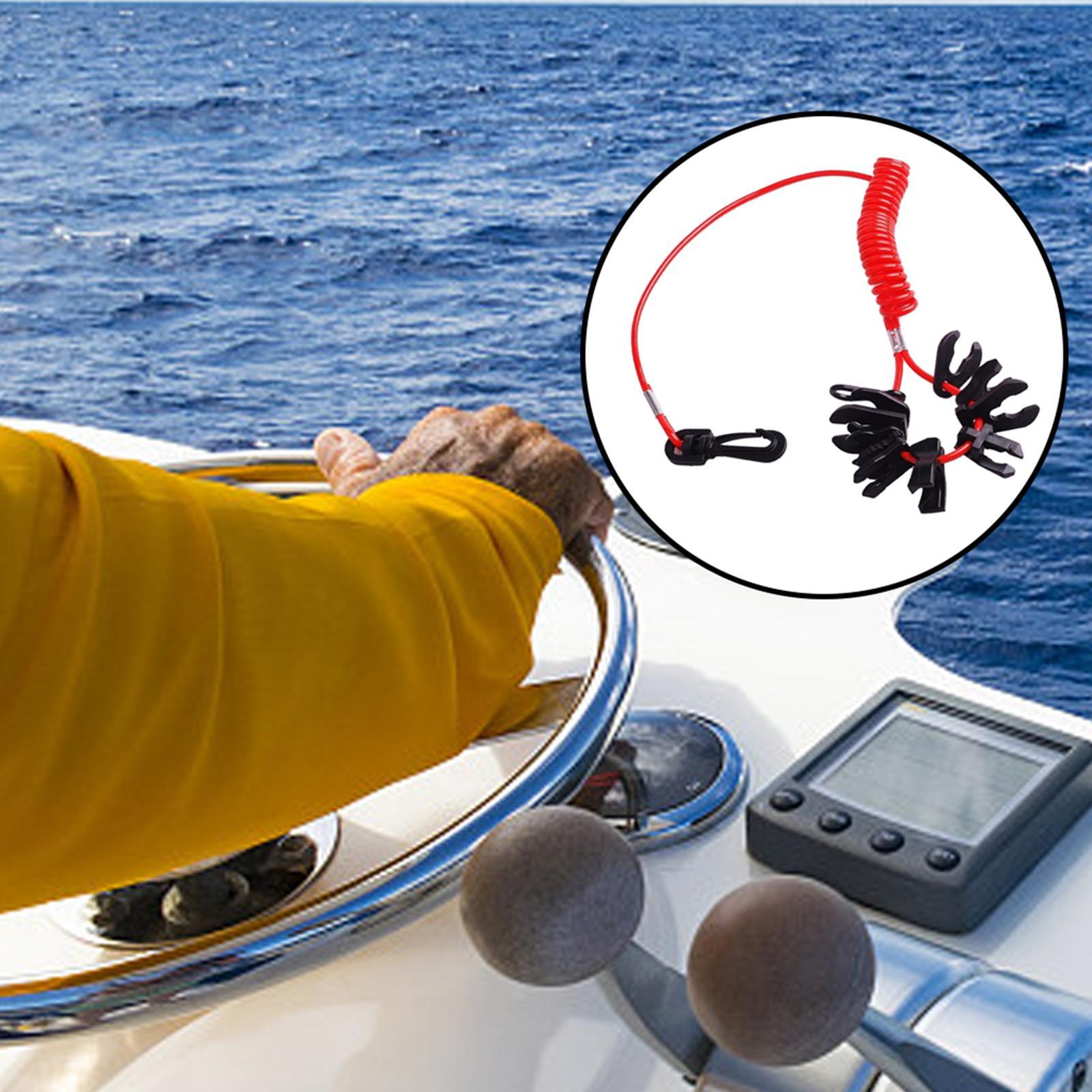 Boat Ignition 11 Keys   Off Kill Switch Lanyard Kit