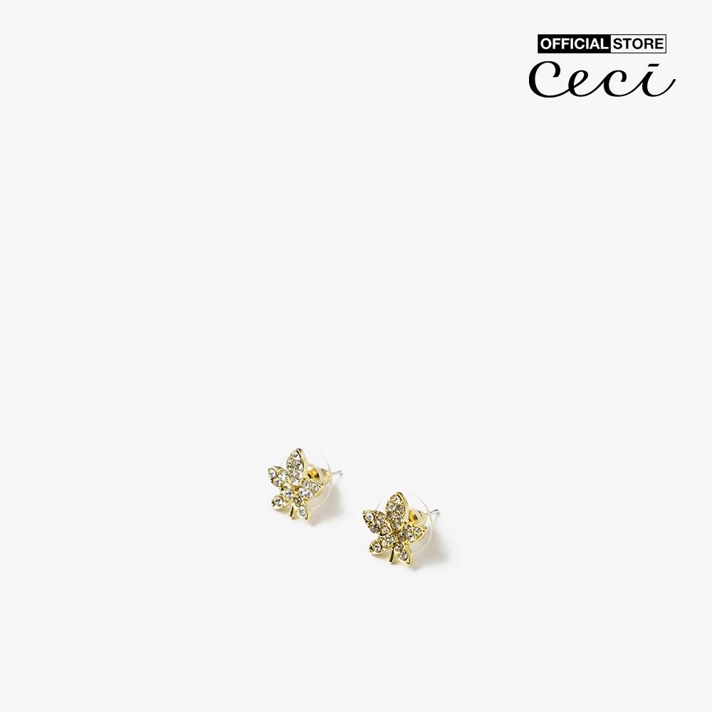 CECI - Khuyên tai nữ hình lá phong nữ tính CC1-06000132