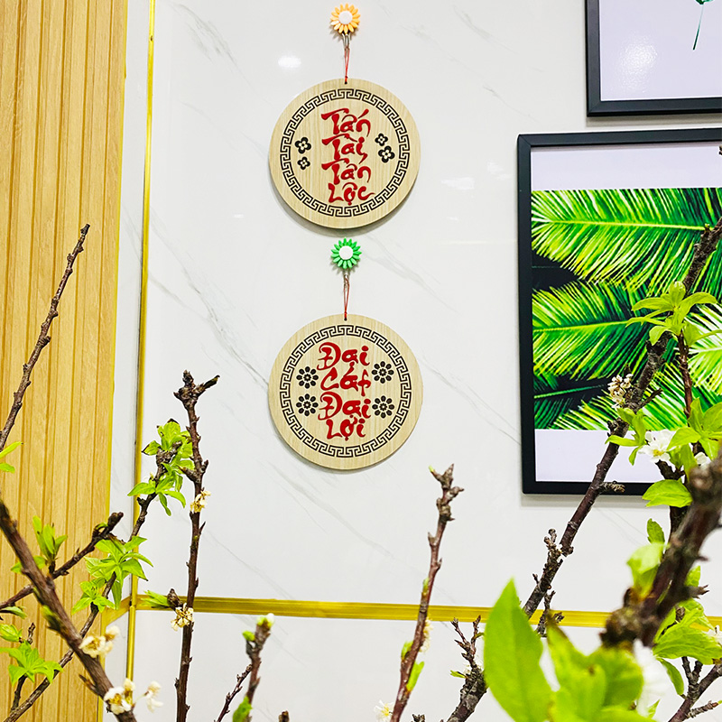 Chữ Tấn Tài Tấn Lộc - Đại Cát Đại Lợi Thư Pháp - Trang Trí Nhà Cửa - Tết