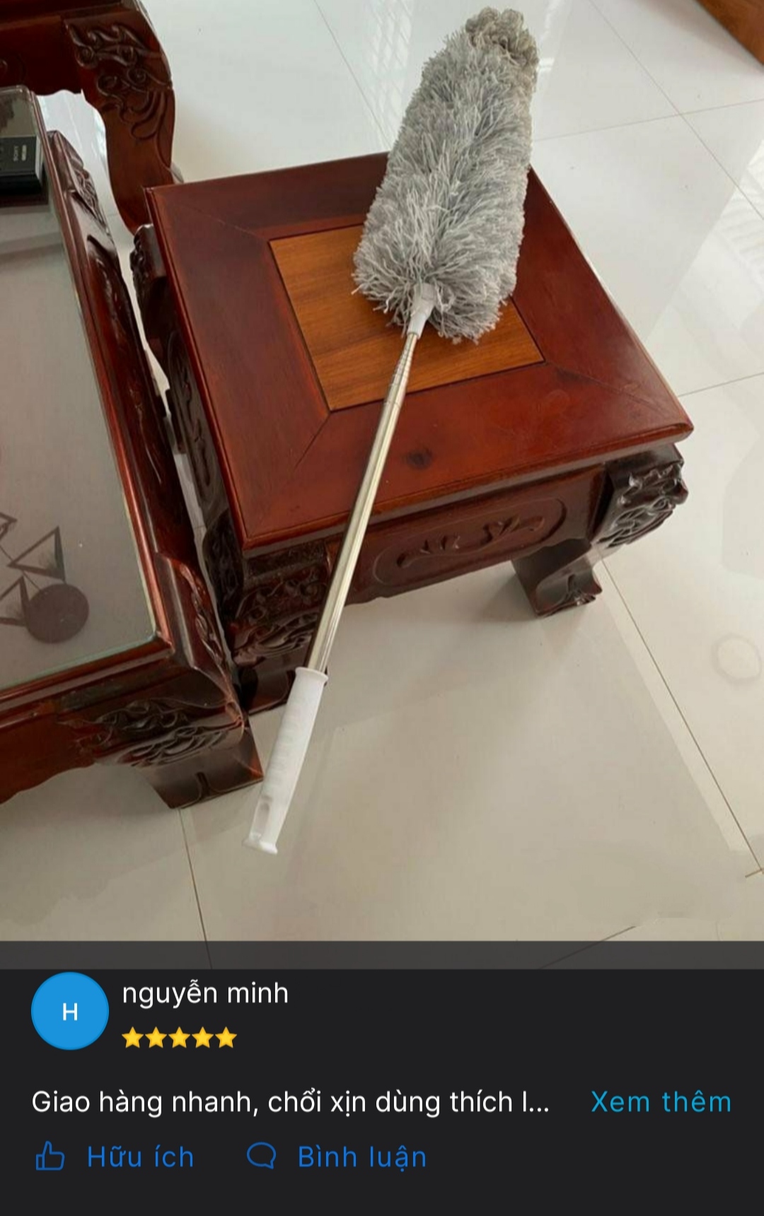 Chổi Quét Trần Nhà, Chổi Phất Trần Có Cán Điều Chỉnh Độ Dài Quét Mạng Nhện, Lau Chùi Bụi Bẩn Trên Cao Tiện Dụng