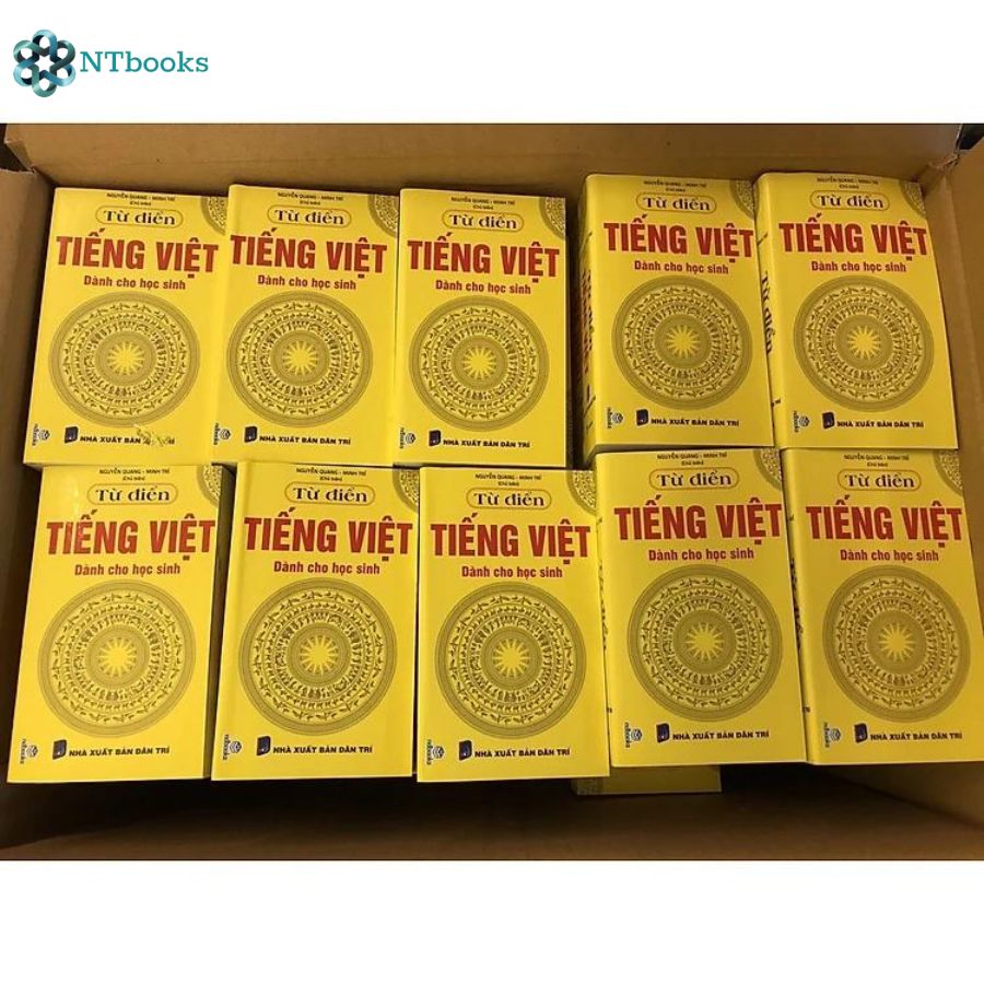 Sách Từ Điển Tiếng Việt dành cho học sinh (trống đồng vàng mini)