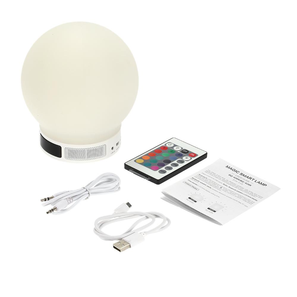 Loa Bluetooth không dây đa chức năng đèn LED Hỗ trợ thẻ TF Sạc USB