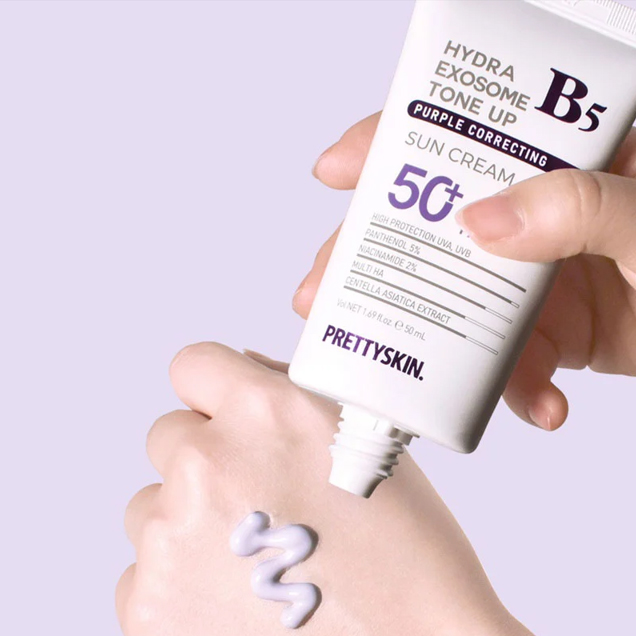 Kem chống nắng nâng tông, hiệu chỉnh tông da Pretty Skin Hydra B5 Exosome Tone Up Hàn Quốc 50ml