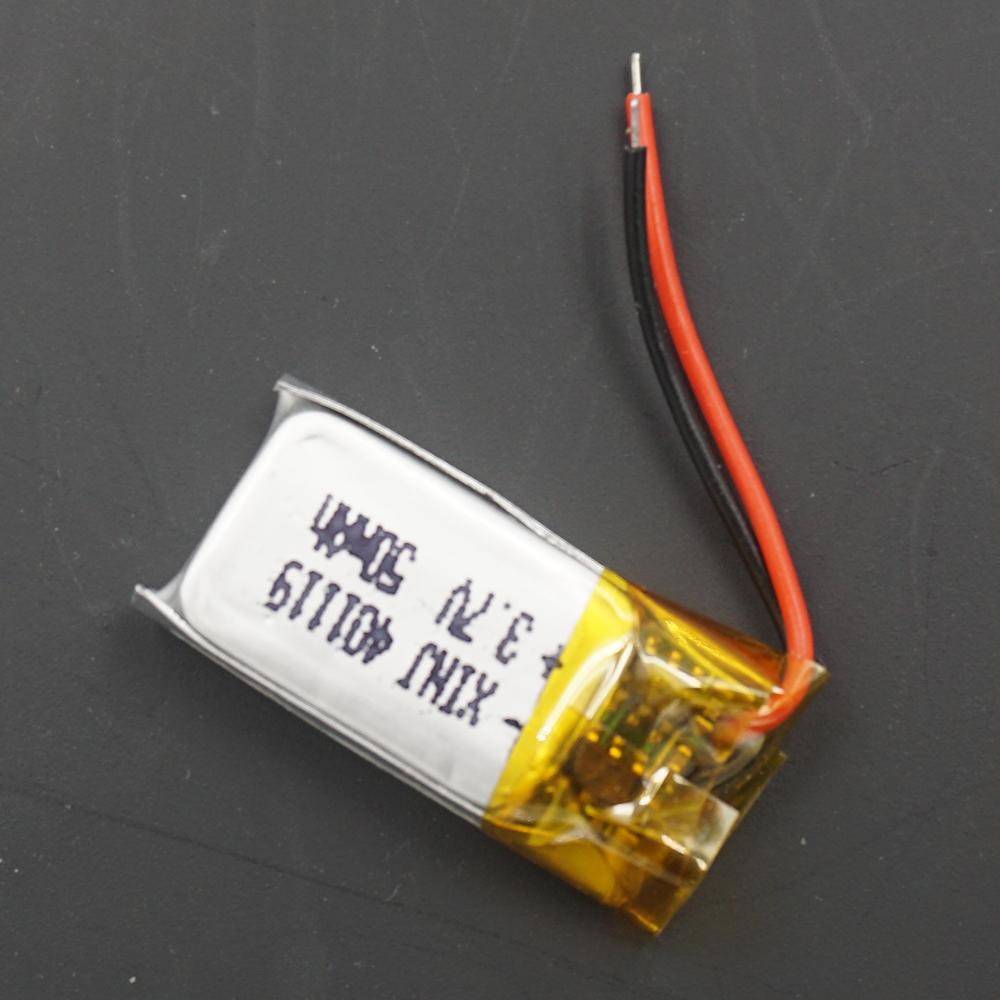 3.7V 50 mAh 401119 Li-Polymer Li Pin Lithium Lipo Cho GPS Tai nghe MP3 Loa Bluetooth Kính 3D Tai nghe bút ghi âm Điện áp danh định: 3.7V
