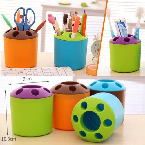 Dụng cụ để bàn chải và kem đánh răng đa năng - giao màu ngẫu nhiên - 1 cái