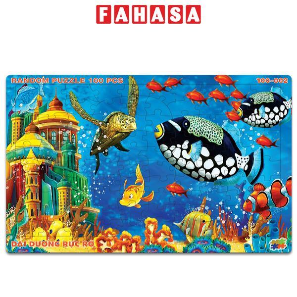 Tranh Xếp Hình Puzzle Minh Châu 100 - 002 A3 100 Mảnh Ghép - Đại Dương Rực Rỡ
