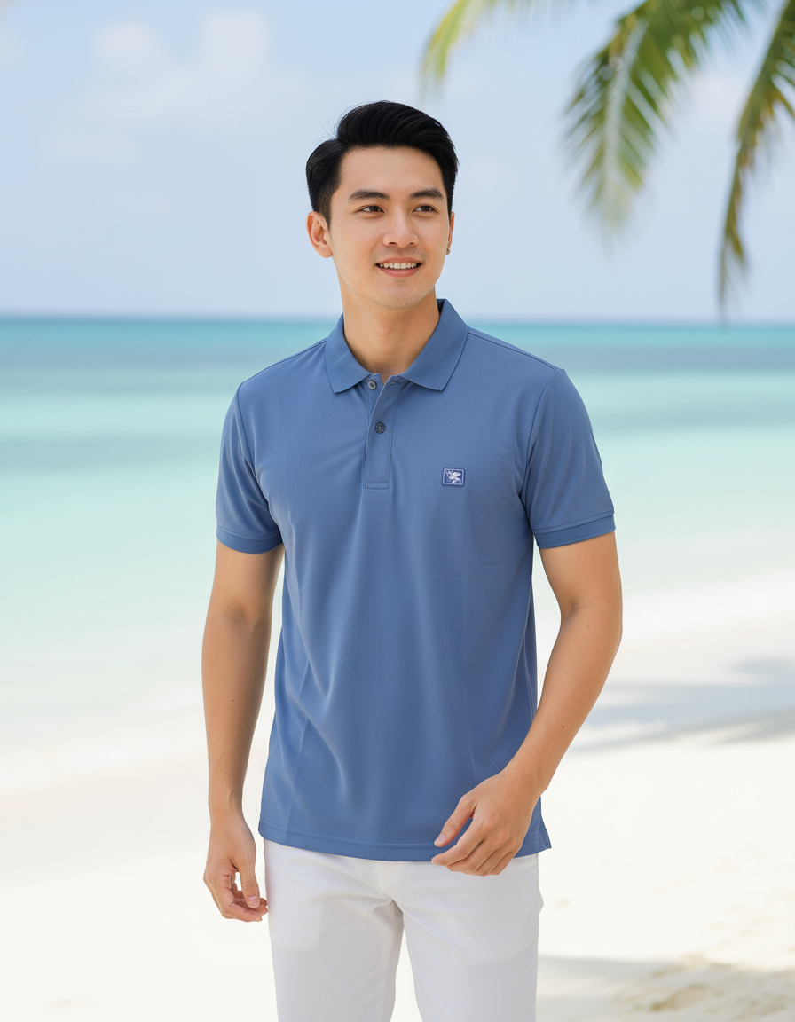 Áo Polo Nam Slim Fit Màu Hr4-F027-23