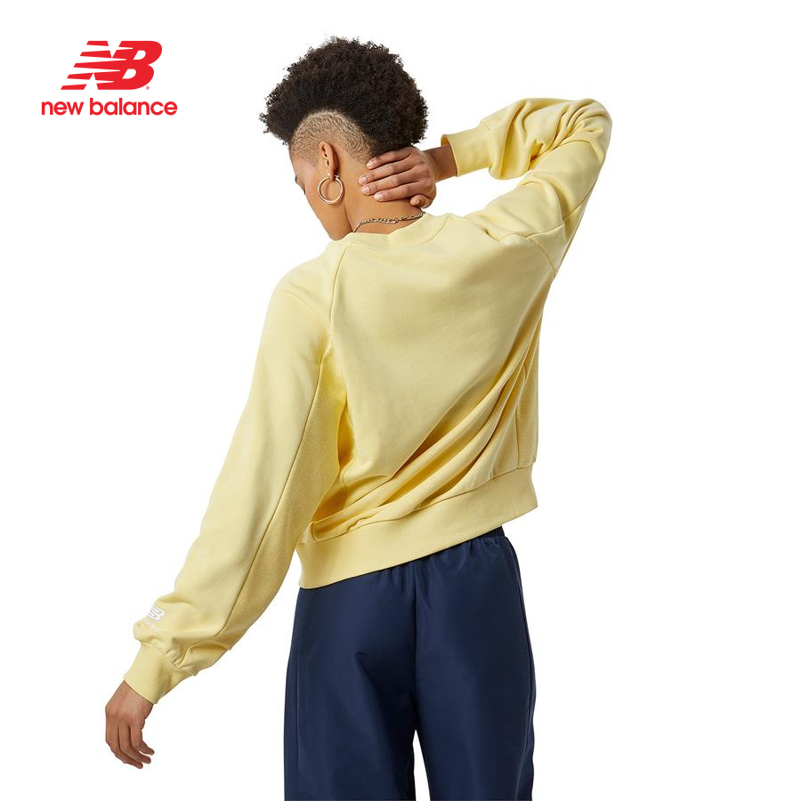 Áo nỉ thời trang nữ New Balance LIFESTYLE SWEATSHIRT W MAIZE - WT23501MZ (form quốc tế)