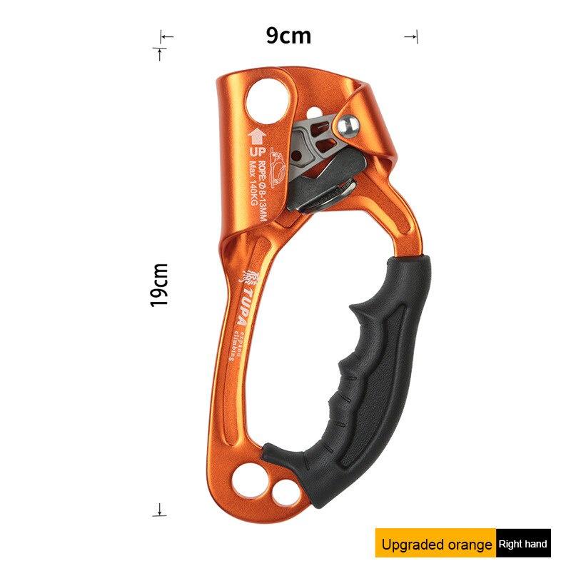 Outdoor Sports Rock Climbing Right Hand Ascender Device Mountaineer Handle Ascender Climbing Rope Tools