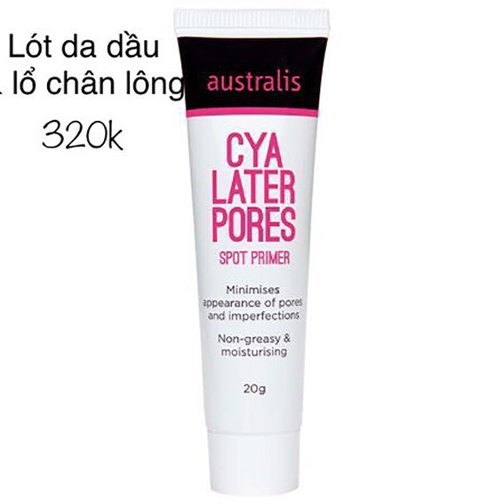 Kem Lót Che Lỗ Chân Lông Không Nhờn Primer CYA Later Pore Australis Úc 20g