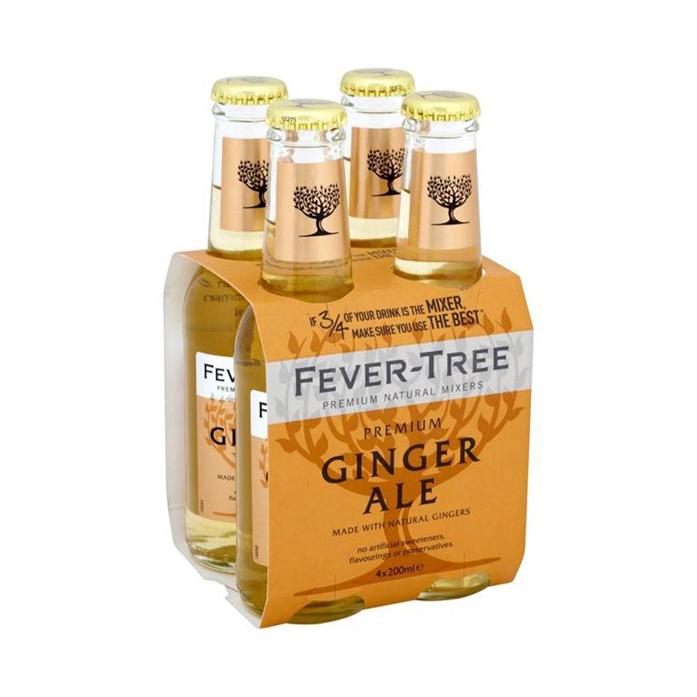 Fever Tree Premium Ginger Ale Tonic - Lốc 4 chai