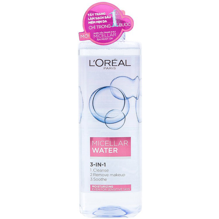 Nước Tẩy Trang Dưỡng Ẩm L'Oreal Paris Micellar Water 400ml