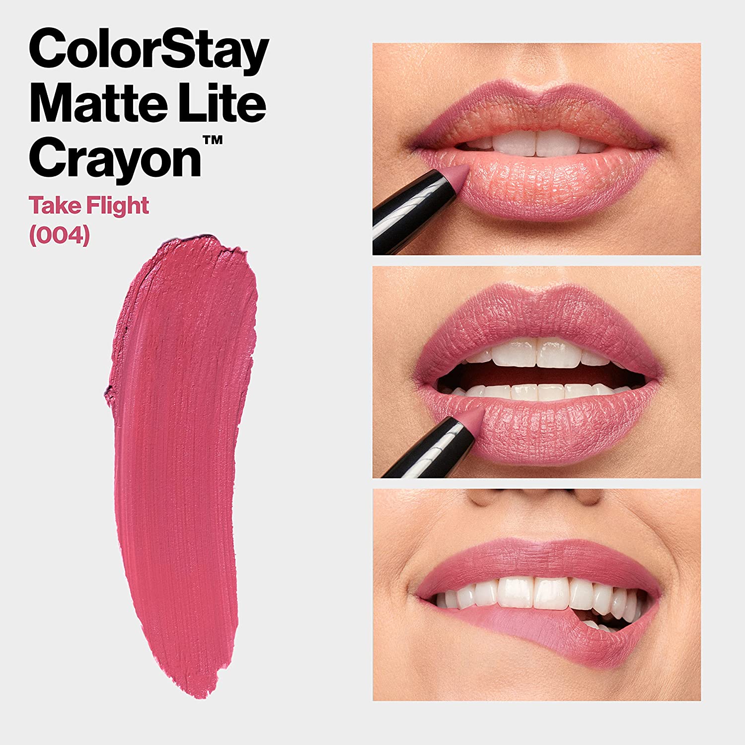 Son Bút Chì Revlon Lì Mịn Lâu Phai Colorstay Matte Lite Crayon 1.4g