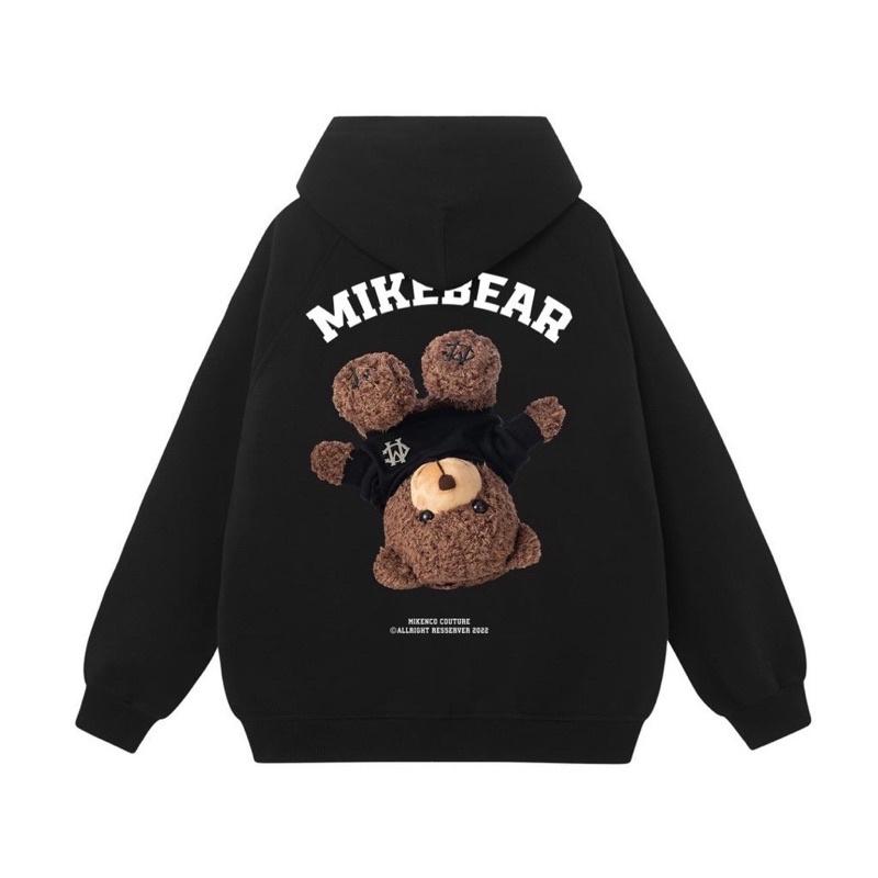 Áo hoodie nam nữ nỉ bông MIKEBEAR - form to rộng, unise.x nam nữ đều mặc được, hottrend thu đông 2022
