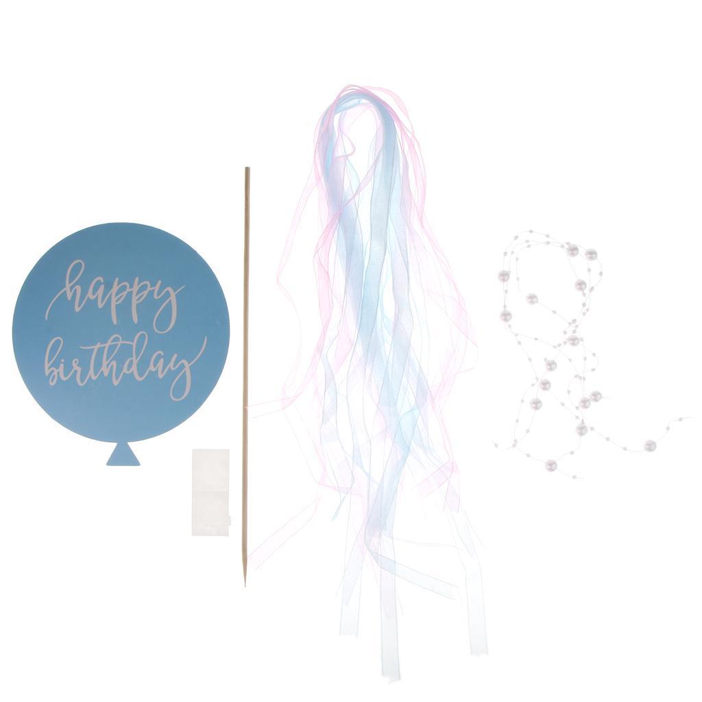 Cake Topper Insert Card Sticks Birthday Party Cake Centerpieces Decor