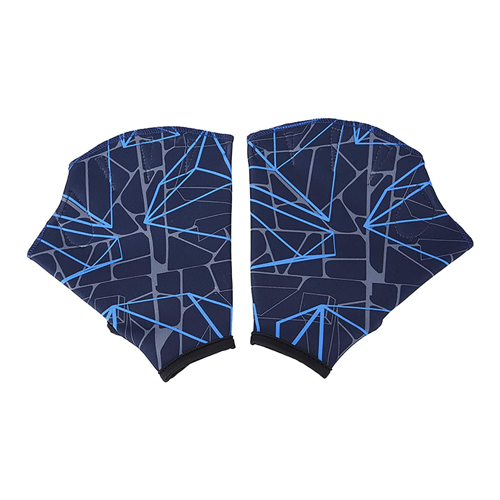 Găng tay dưới nước 1 Cặp găng tay bơi Bơi Fast Fins Đào tạo Nước Khả năng Kháng nước Điều chỉnh Găng tay Lặn Thiết bị lướt web Thể thao Vây cho người lớn