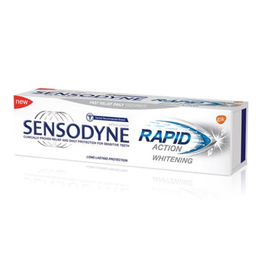 Kem đánh răng Sensodyne Rapid Action Whitening 100g