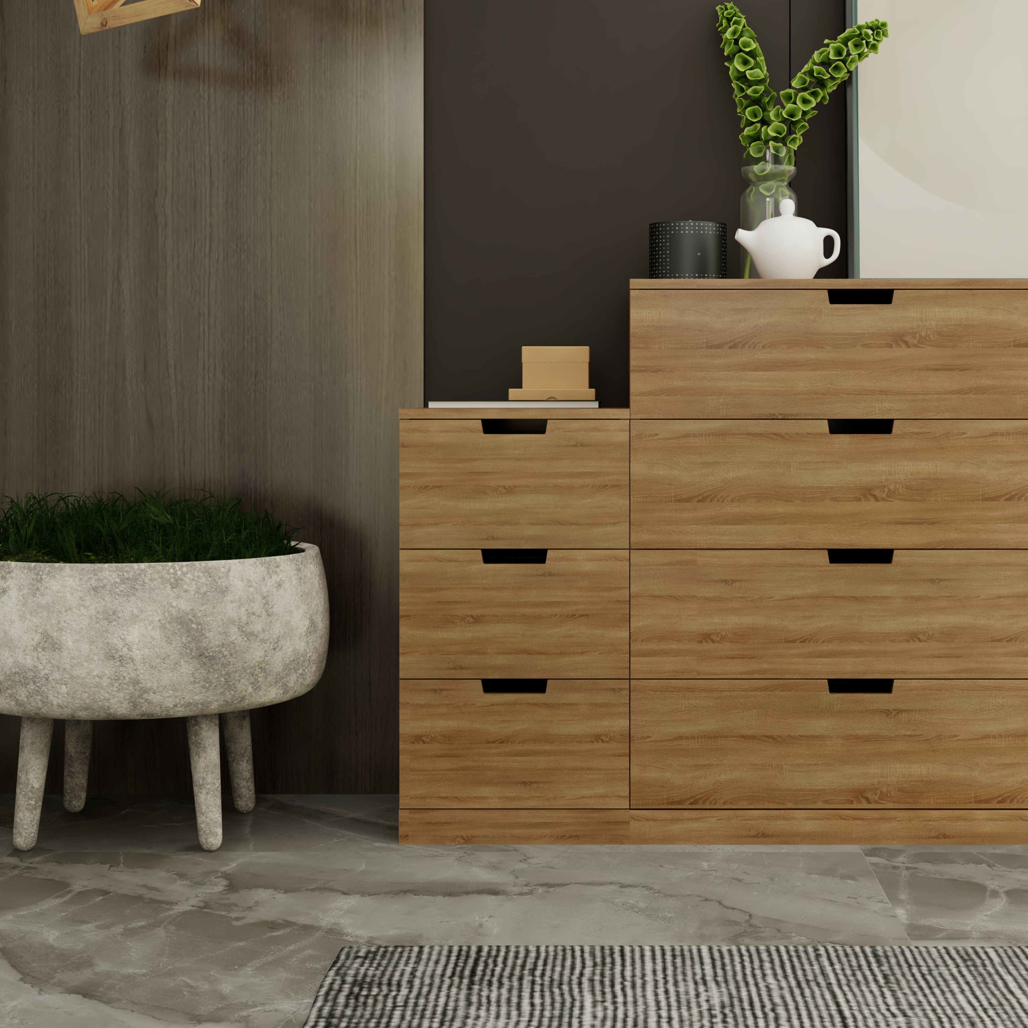 [Happy Home Furniture] SCANDINA, Tủ đựng đồ 3 ngăn kéo, 40cm x 47cm x 76cm ( DxRxC), THK_102