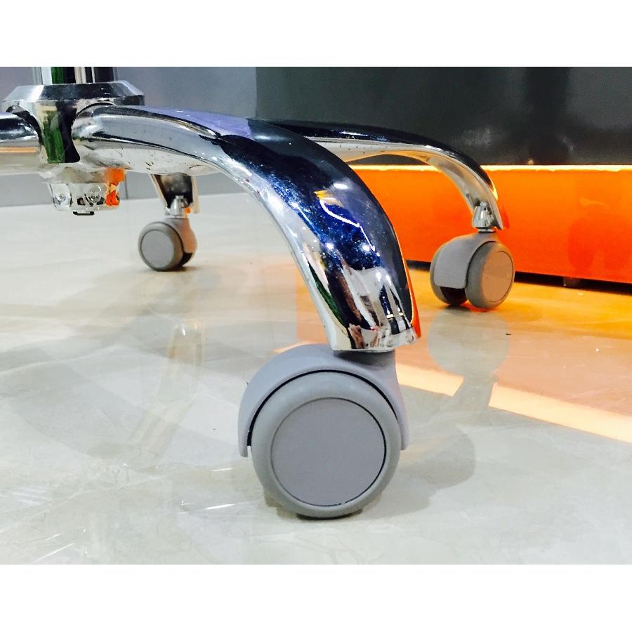 Bộ 4 bánh xe càng xoay 360 độ 38-50mm cho ghế/bàn xoay văn phòng nội thất - tải 40kg - Happy MoveThái Lan