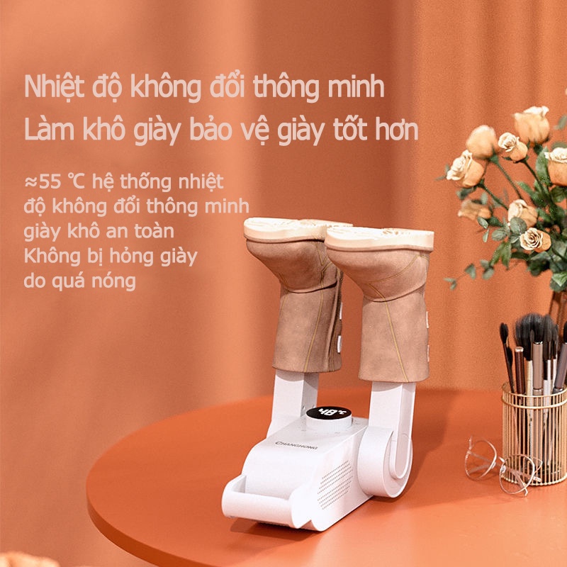 Máy sấy khô khử mùi bằng tia UV AUTO Dryer có Hẹn Giờ sử dụng cho giày dép, vật dụng
