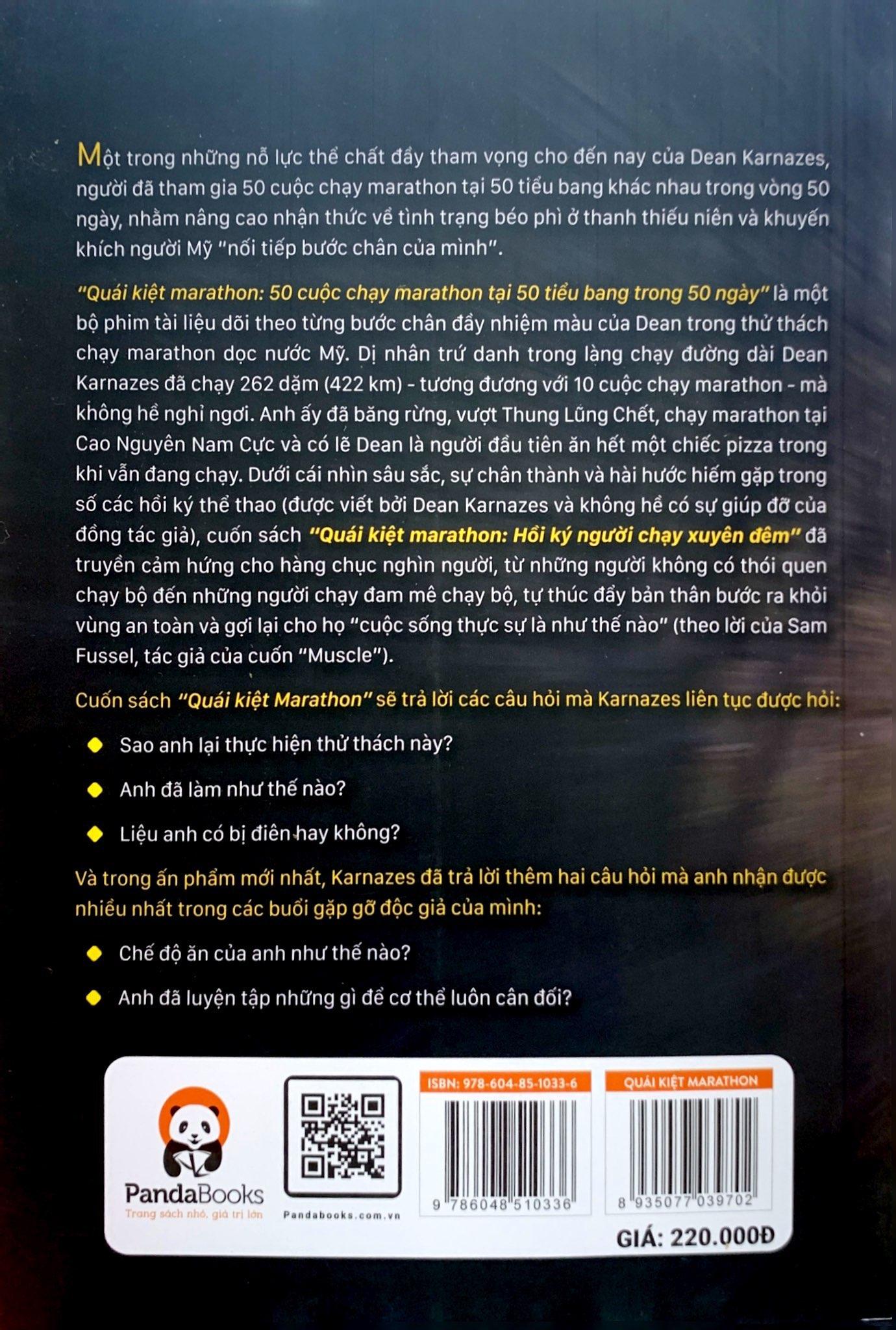 Quái Kiệt Marathon - Hồi Ký Người Chạy Xuyên Đêm