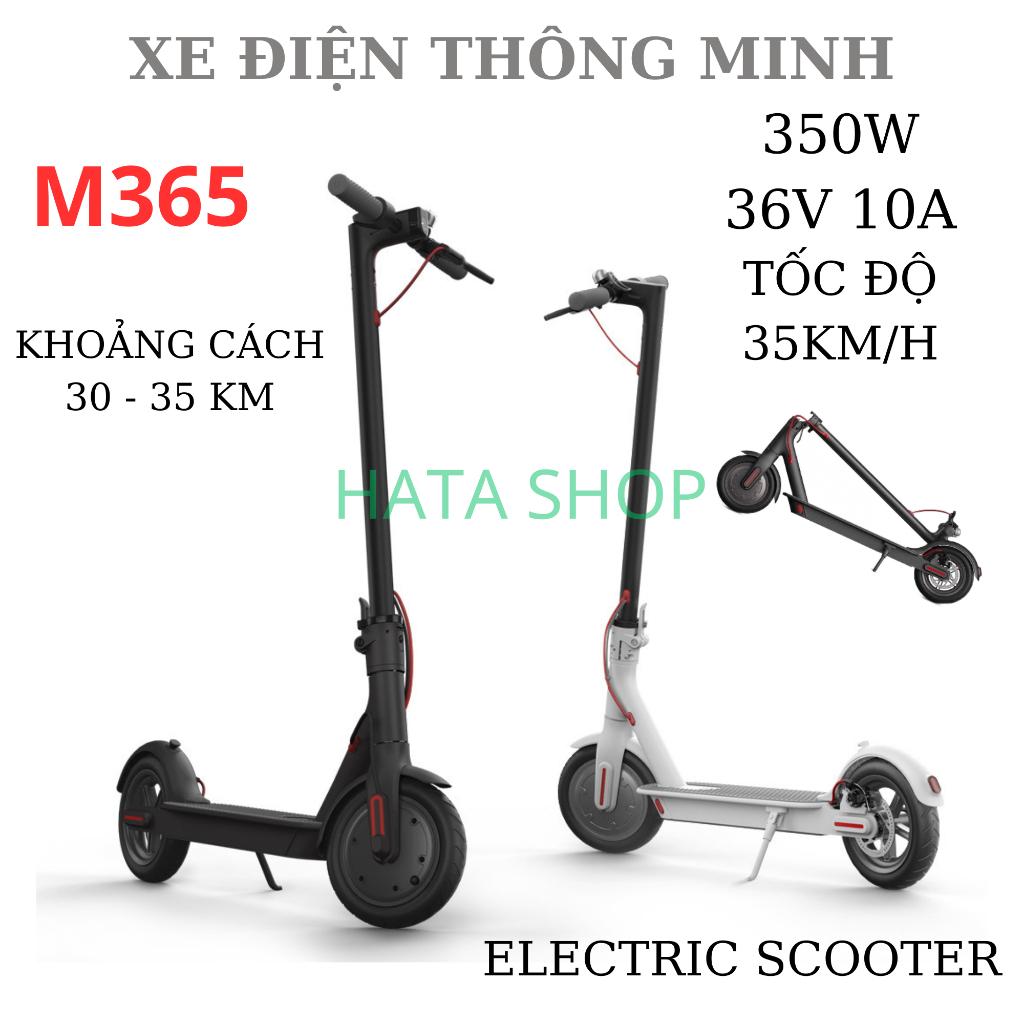 Xe Điện Thông Minh #HT01 bản PRO Electric Scooter Gấp Gọn Tốc Độ 35km/h khoảng Cách 35km Pin Sạc 48V10A Cao Cấp