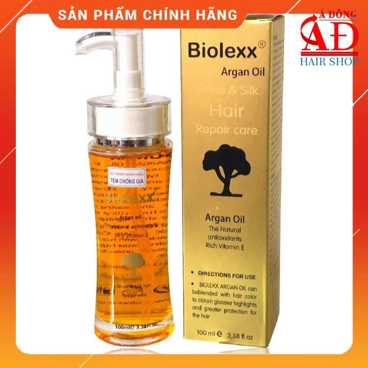 TINH DẦU DƯỠNG BÓNG PHỤC HỒI TÓC BIOLEXX ARGAN OIL chính hãƞg ITALY 100ML + Gội xả gói Karseell 15ml