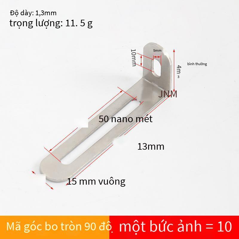 Khuyến mại gia cố điều chỉnh mã góc hoạt động 90 độ giá đỡ hình chữ L sắt mảnh phụ kiện nội thất kết nối mảnh chia hỗ trợ laminate hình tam giác