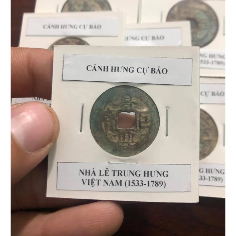 Xu lỗ vuông Cảnh Hưng Cự Bảo, nhà Lê Trung Hưng Việt Nam (1533 - 1789)