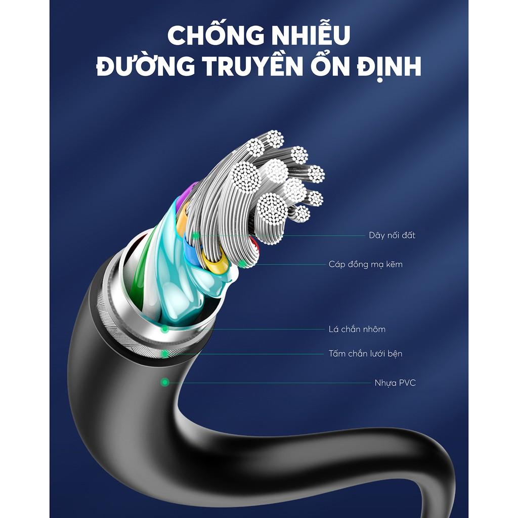 Dây cáp sạc và truyền dữ liệu tốc độ nhanh USB 3.0 sang USB type C, dòng 3A, dài 0.5-2m UGREEN U0S184 - Hàng chính hãng