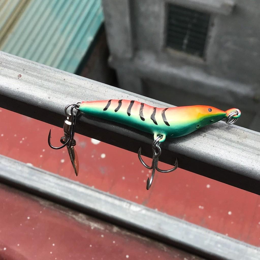 Mồi giả cá lóc có thìa và lưỡi ba tiêu