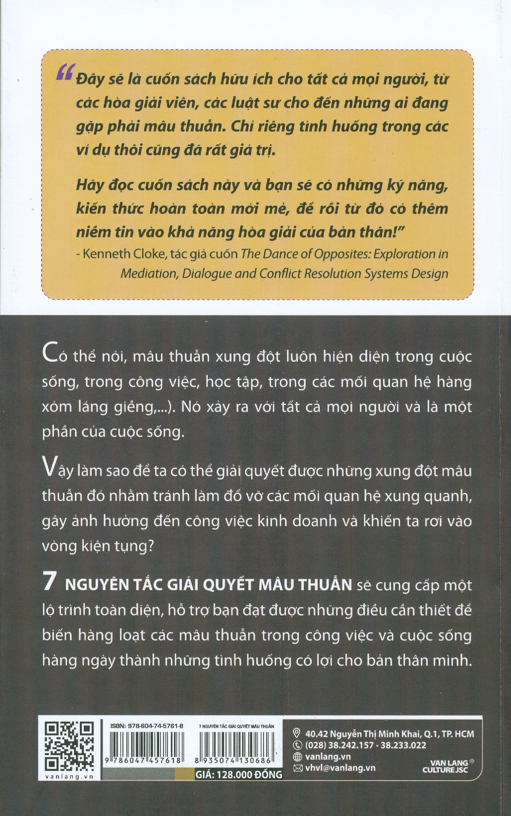 7 NGUYÊN TẮC GIẢI QUYẾT MÂU THUẪN