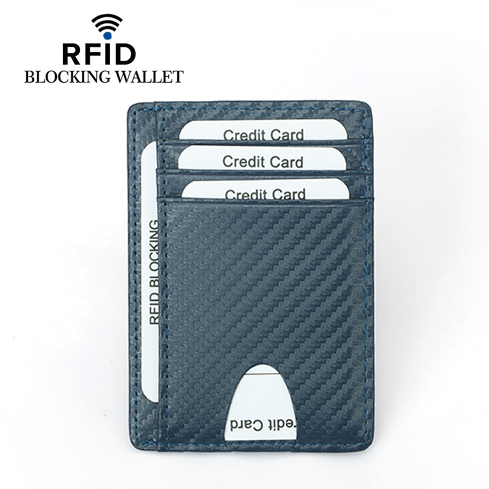 Ví Nam đựng thẻ dáng đứng, Bóp nam bằng sợi carbon thông minh chống RFID MSP đựng Name Card tiện lợi