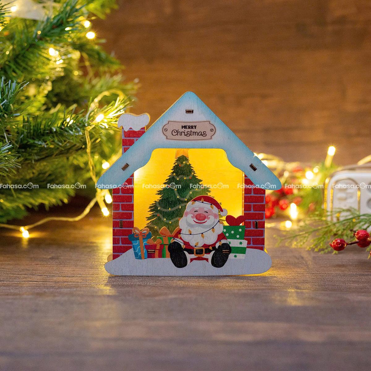 Đèn Gỗ Trang Trí Giáng Sinh - Bách Mộc - Ngôi Nhà Ông Già Noel