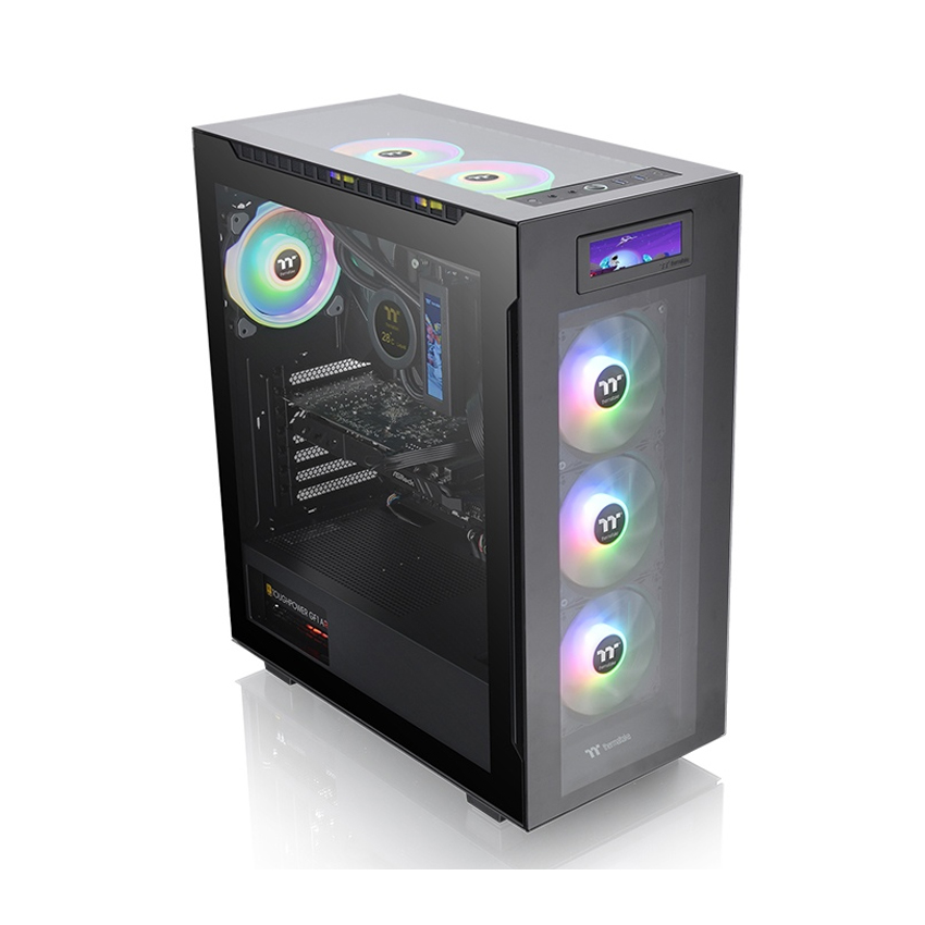 Vỏ Case Thermaltake Divider 550 TG Ultra Black - Hàng chính hãng