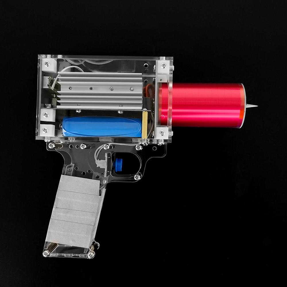 Portable Handheld Tesla Coil ArtificialLightning Generator 130mm Electric Arc Generator Scientific Experiment Tesla Coil