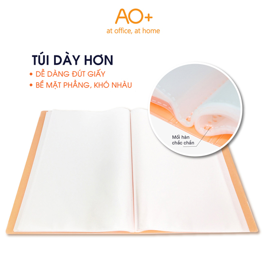 Bìa Lá A4 Sunset AO+, Bìa Chuyển Màu, Túi Dày 0.06 mm