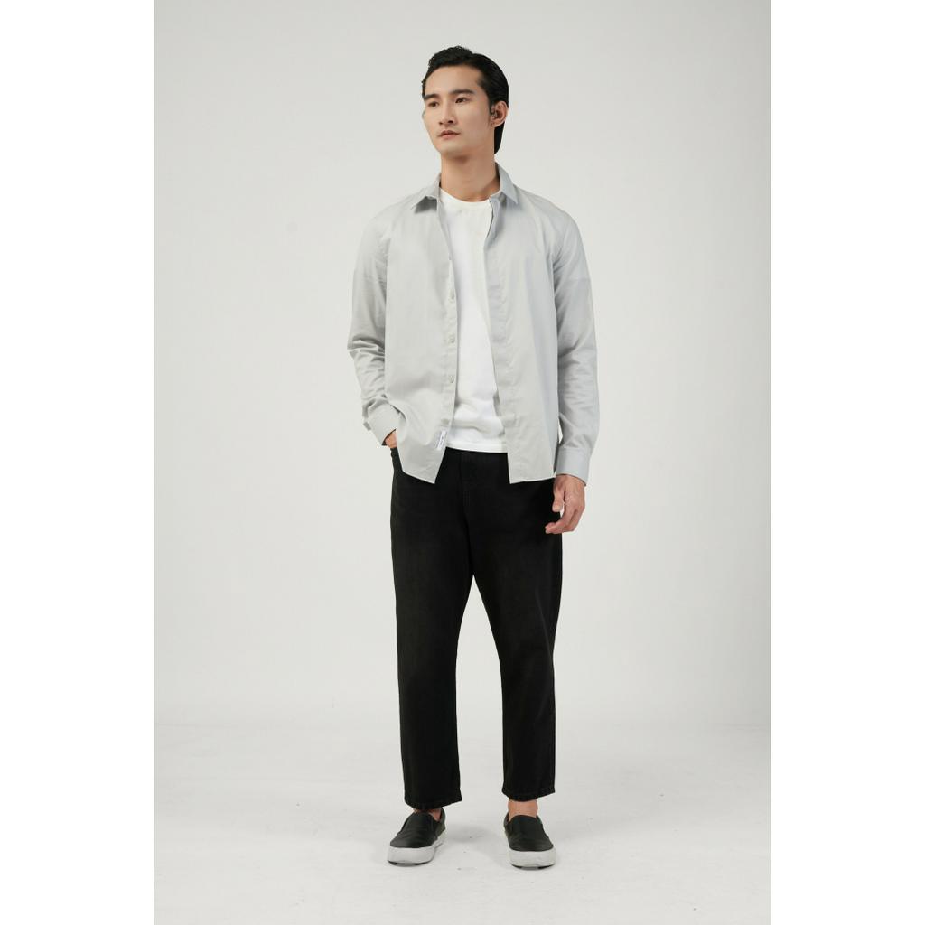 Áo Sơ Mi Nam Tay Dài Nút Ẩn Trơn Form Fitted - 10F21SHL003CR1 | LASTORE MENSWEAR