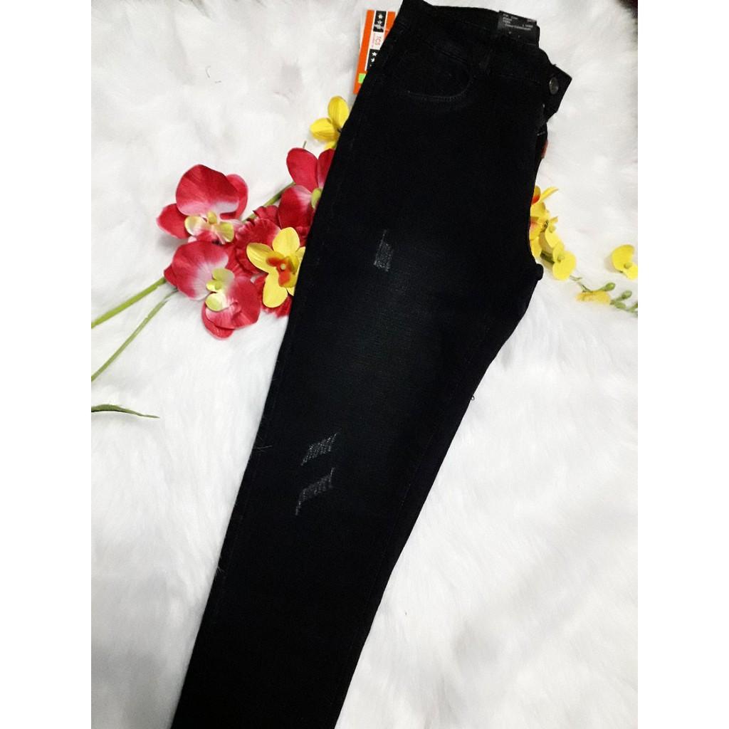 QUẦN JEAN NAM CO GIÃN ĐEN MỜ XÁM DÁNG ÔM NHẸ 184