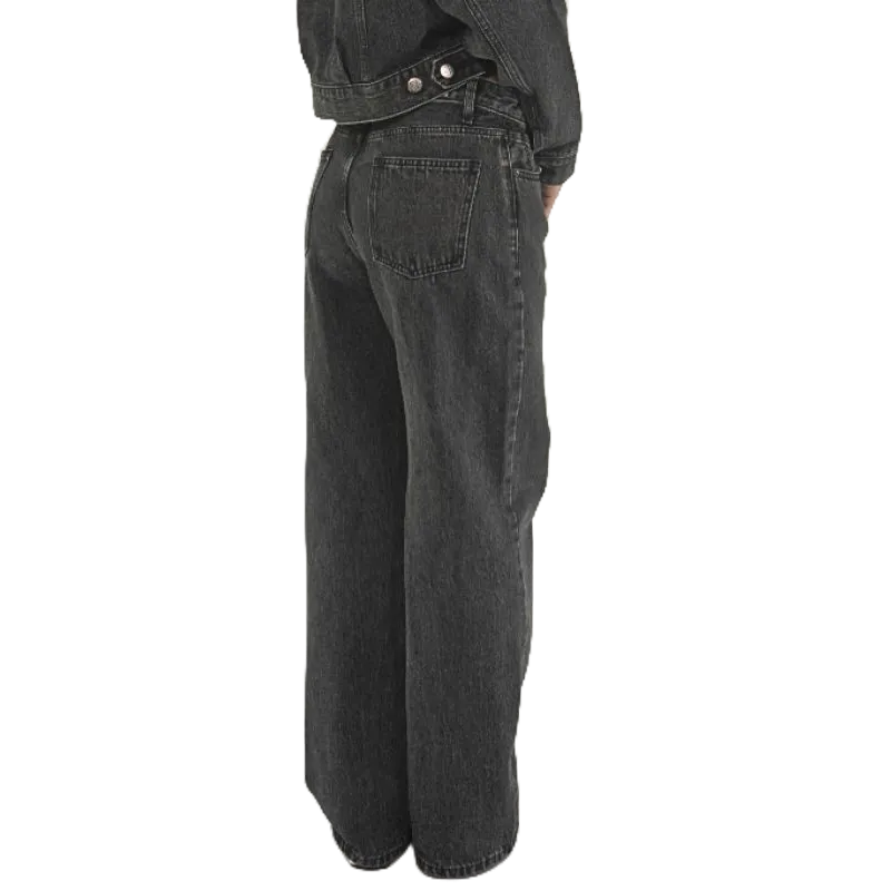 Quần jean nữ ống suông CẠP THÊU P14, Quần bò nữ ống suông bigsize, Co giãn, Cao Cấp, Trẻ Trung - thương hiệu Samma Jeans