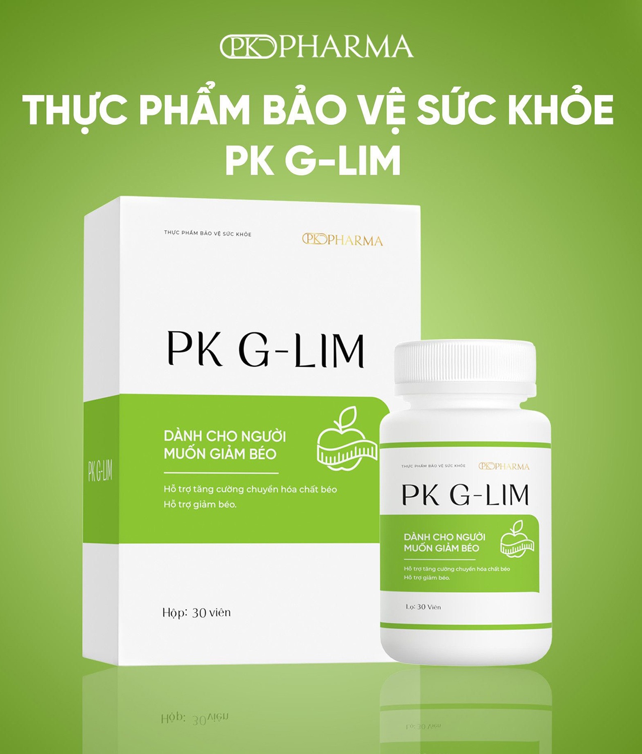 Thực Phẩm Chức Năng Viên Uống Giảm Cân PK G-LIM