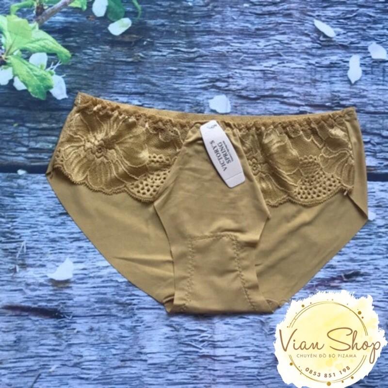 Quần lót nữ đúc su thun lạnh pha ren mềm mại, thoáng khí, thông hơi