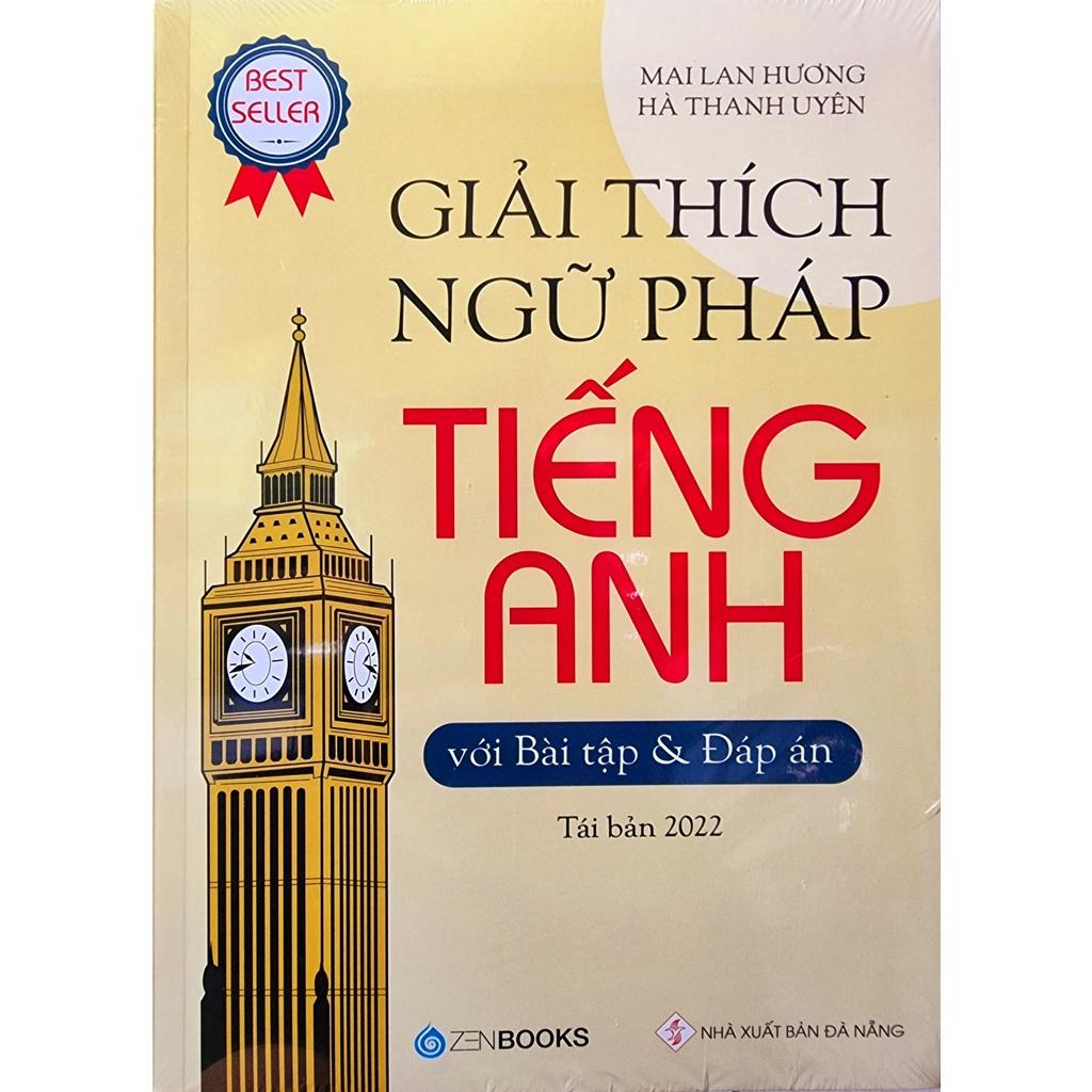 Sách - Combo 2 Cuốn: Giải Thích Ngữ Pháp Tiếng Anh + Trắc Nghiệm Ngữ Pháp Tiếng Anh