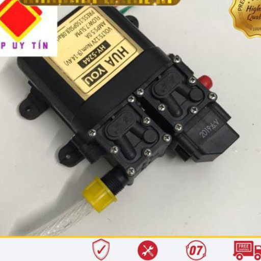 Bơm tăng áp mini 2 động cơ mạnh mẽ điện 12V