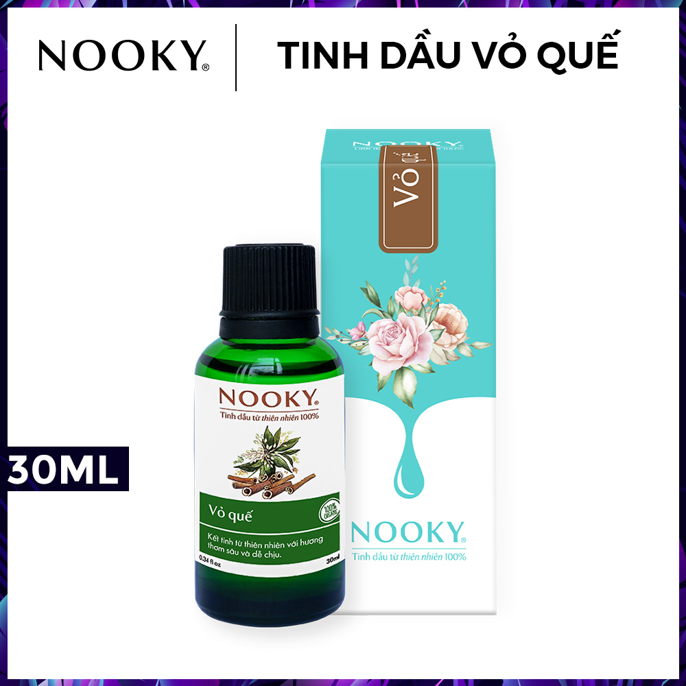 [30ml] Tinh dầu Vỏ Quế NOOKY 100% Thiên Nhiên - TORO FARM