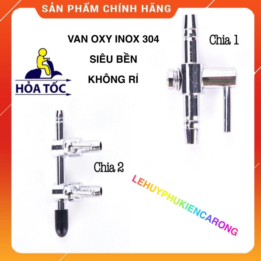 Van Chia Khóa OXY - Van INOX 304 ĐIều Chỉnh Chia Khí OXY Không Rỉ