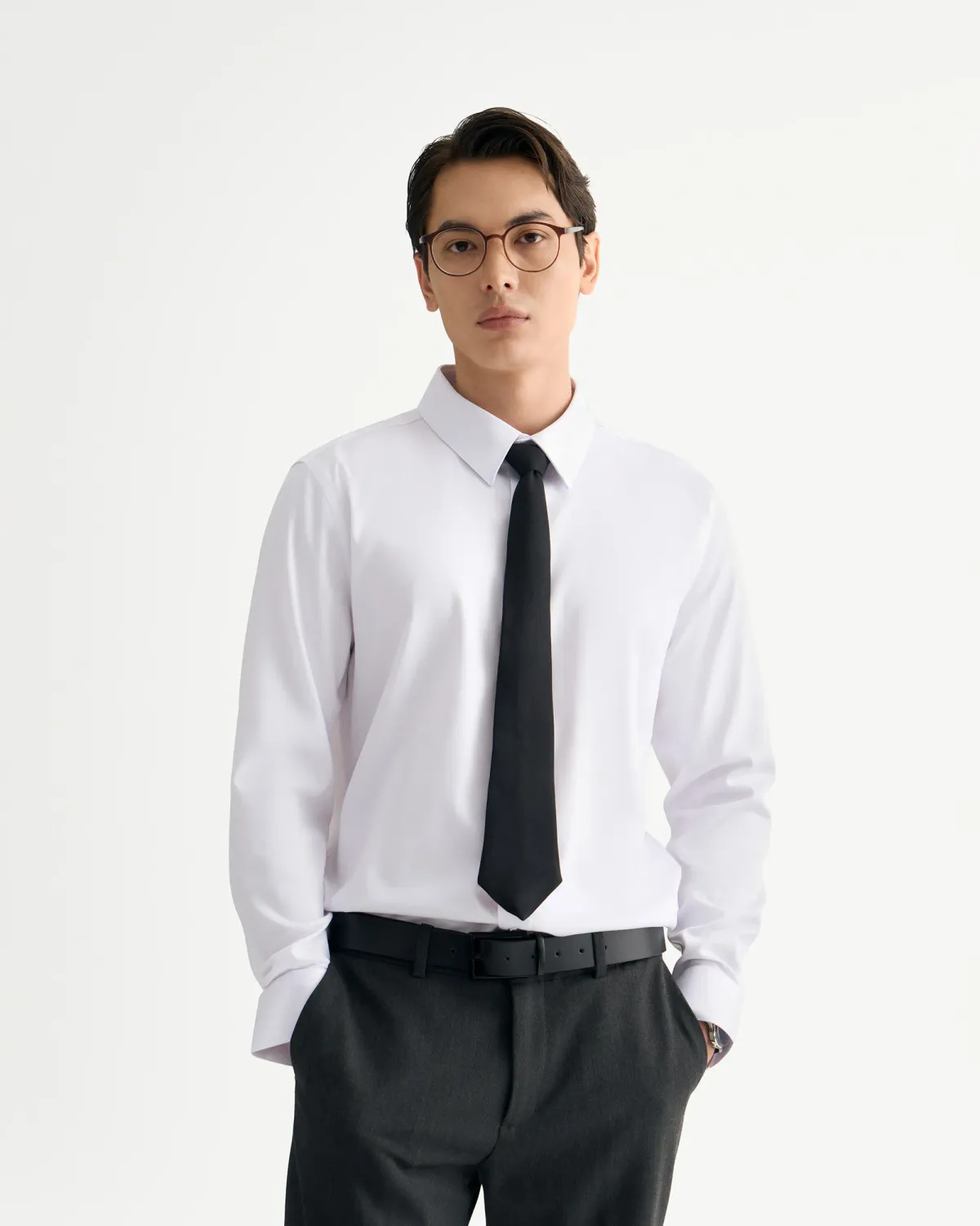 Áo Sơ Mi Nam Tay Dài Chất Liệu BAMBOO Cao Cấp - ROUTINE 10F25SHL020