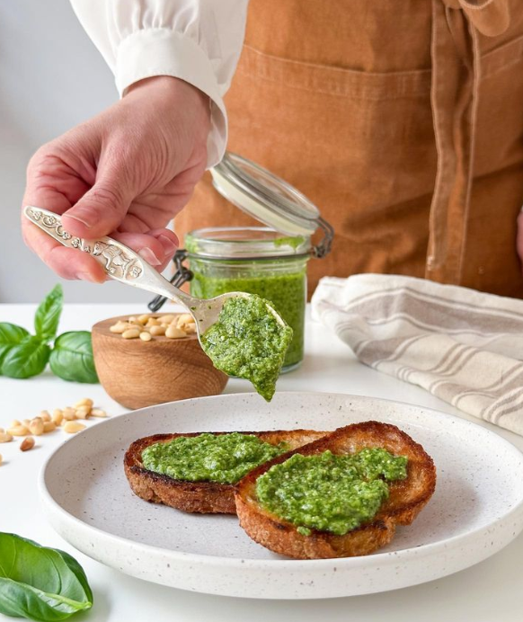 Sốt Pesto Xanh - Alla Genovese Chuyên Dùng Cho Pasta 190 Gram Divella Italia